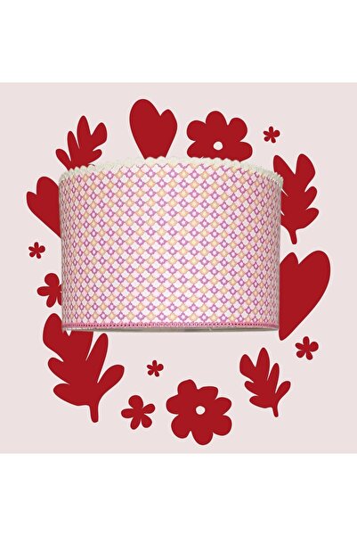 OEM Φωτιστικό οροφής pink trigon Διαστάσεις 35*25 E27