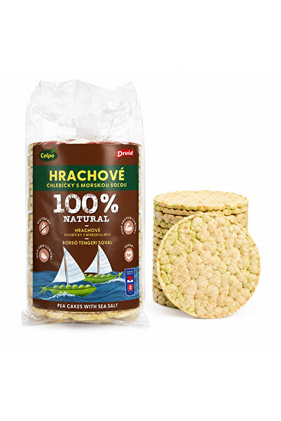 Celpo Rondele expandate din mazare cu sare de mare – 100% naturale 100g