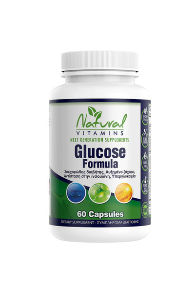 NATURAL VITAMINS Glucose Formula, 60caps