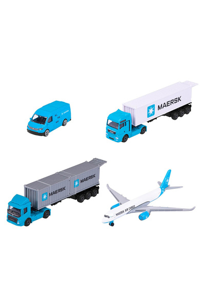 Majorette Vehicul de transport Maersk - 3 modele