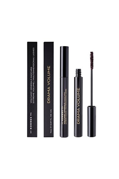 korres Volcanic Minerals Mascara Drama Volume 02 Plum Brown 11ml