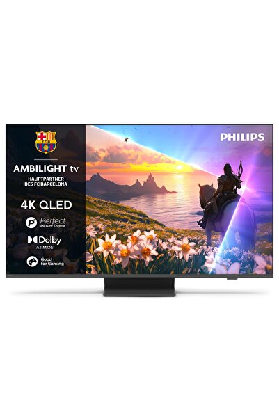 Philips Ambilight 55PUS8600 4K QLED Smart TV - P5 Perfect Picture Engine Ultr...