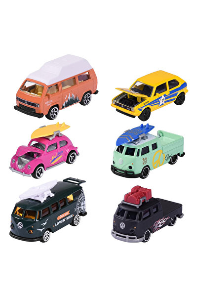 Majorette Mașinuțe de jucărie Premium Volkswagen The Originals - 6 modele
