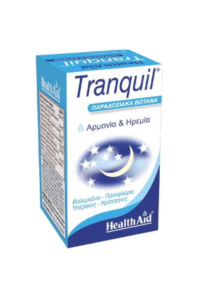 Health Aid Tranquil Calming, Φυτικό Ηρεμιστικό, 30caps ΛΗΞΗ 06/26