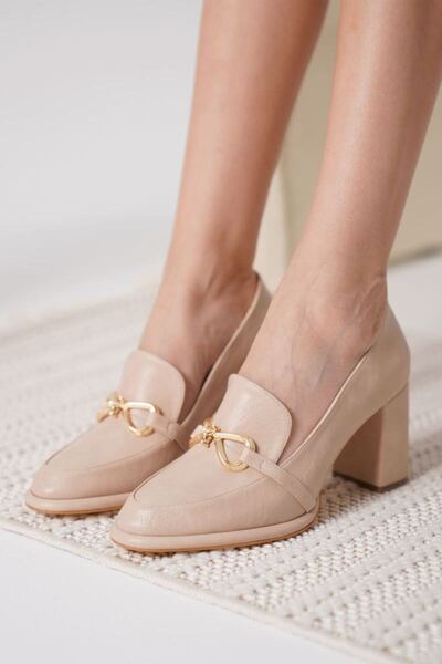 TRENDELLA Women's Nude 7cm Heeled Shoes Tr18Ms10F