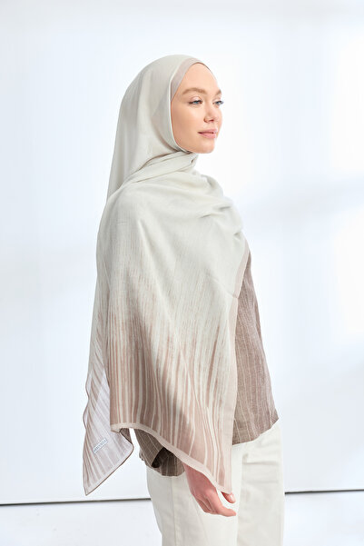 ARMANDA Elegant Harmony Linora Pattern Shawl - Light Vision