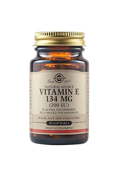Solgar Vitamin E 200IU, 50softgels