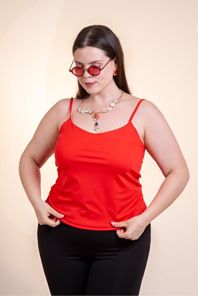 Roxxlen Women's Plus Size Rope Strap Blouse Green