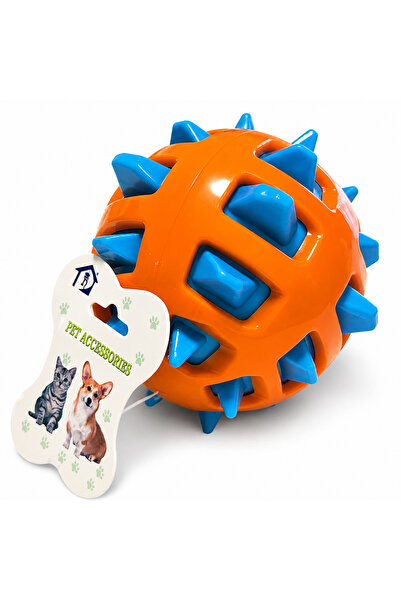 Pet Products Minge cu țepi cu sunet, portocalie