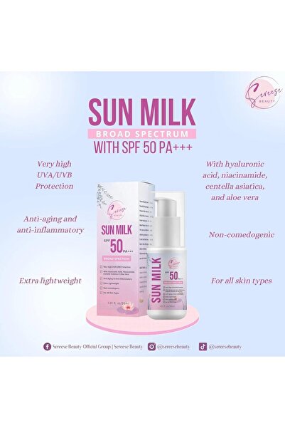 Sereese BEAUTY Sun Milk, Moisturizing - 30 Ml