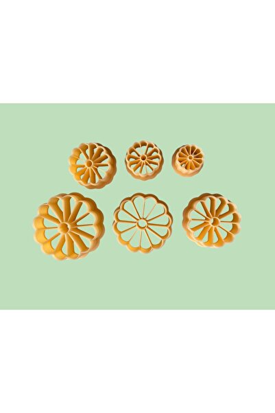 AKTASTORE Polymer Clay Mold Daisy Flower Model 6 Pieces Model103