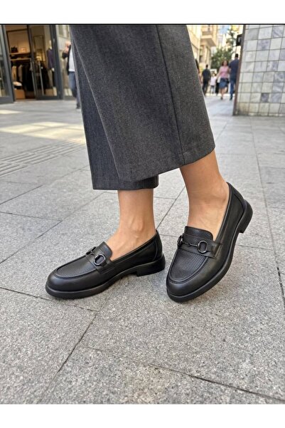 KS KADİR SARAÇ Genuine Leather Orthopedic Sole Women's Loafar Moccasin Casual...