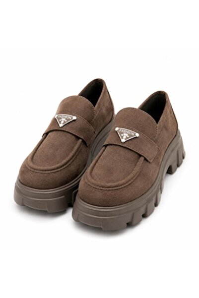 OEM Mocasini casual de damă, talpă groasă antiderapantă, material textil din ...