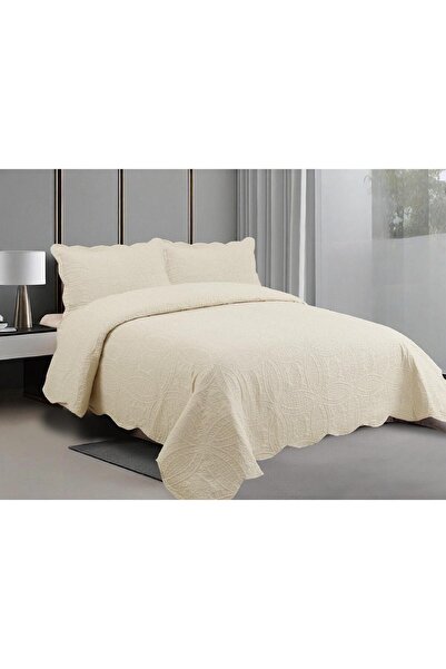Linea Home ΣΕΤ ΚΟΥΒΕΡΛΙ ΜΠΕΖ ΜΟΝΟΧΟΧΡΩΜΟ 3 ΤΕΜΑΧΙΩΝ 220 × 240 cm + (2 )50 × 7...