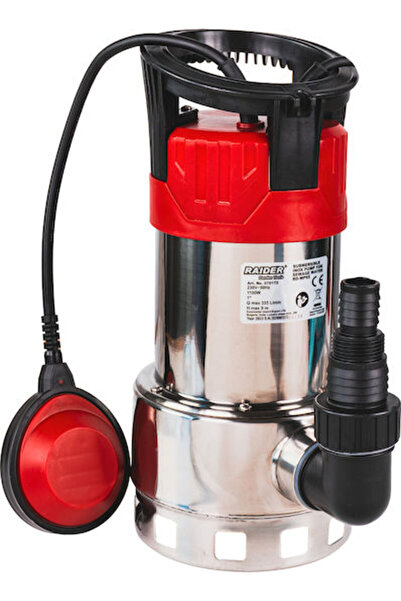 Raider Μονοφασική Αντλία Αποχέτευσης 1.46hp 070172