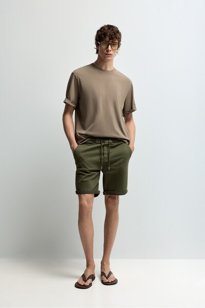 LEFTIES Jogger denim bermuda