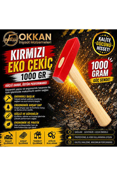İzeltaş KIRMIZI EKO ÇEKİÇ 1000 GR
