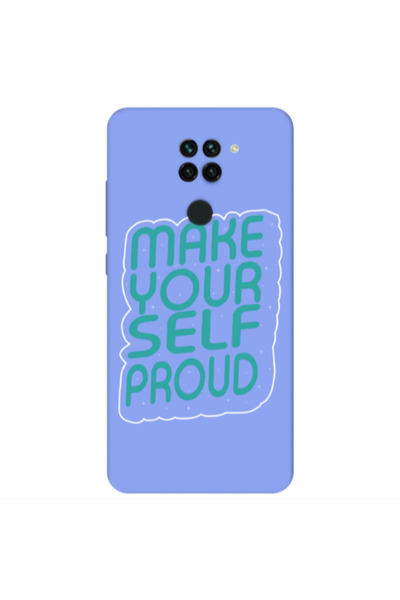 Other Xiaomi Redmi Note 9 Make Your Self Proud Light Purple Colored Silicone ...