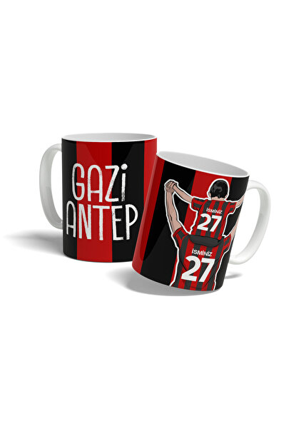 offside Kırmızı Siyah Baba Oğul Gaziantep Taraftar Gaziantep Tasarımlı Kişiye...