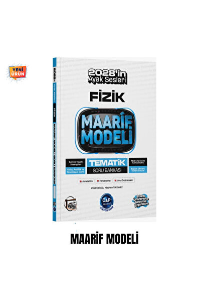 Çap Yayınları 2028 Üniversiteye Hazırlık Fizik Ders Platosu Maarif Modeli Tem...