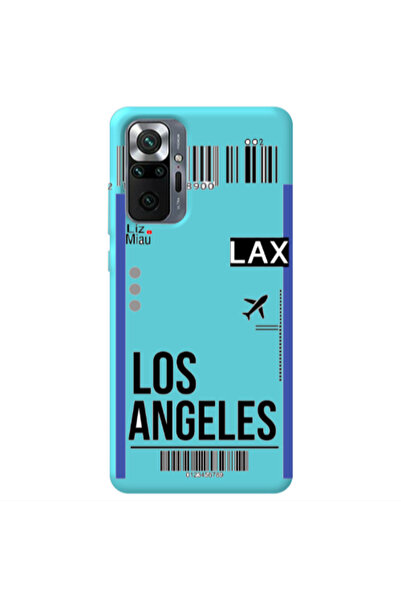 Other Xiaomi Redmi Note 10 Pro 4G Los angeles Turquoise Colored Silicone TPU ...