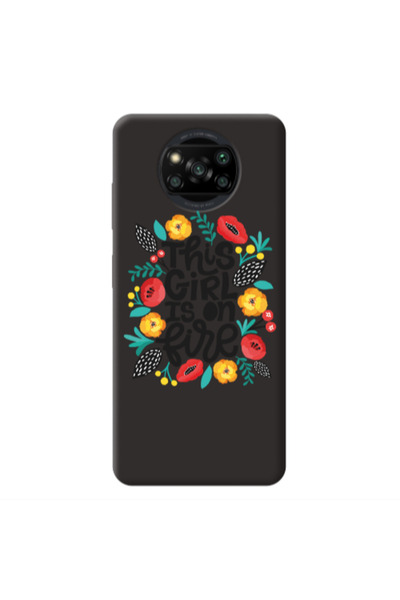 Other Xiaomi Poco X3 /X3 Pro This Girl Black Colored Silicone TPU Θήκη