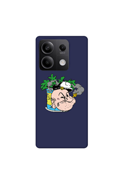 Other Xiaomi Redmi Note 13 5G Popeye Dark blue Colored Silicone TPU Θήκη