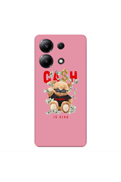 Other Xiaomi Redmi Note 13 4G Cash is king Pink Colored Silicone TPU Θήκη