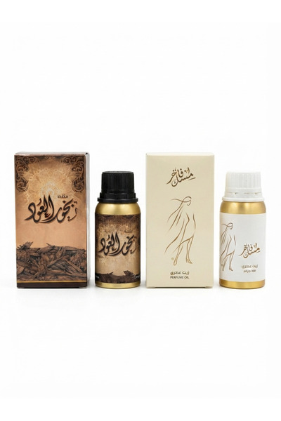sedr Alkhaleej جموعة "رحيق الشرق والأنوثة" الفاخرة مخلط العود و مسك الابيض