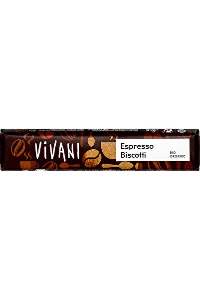 Vivani Baton de ciocolată espresso biscotti