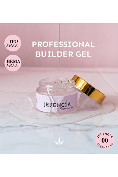 JELENCİA 50 ml Profesyonel Protez Tırnak Jeli, Builder Gel