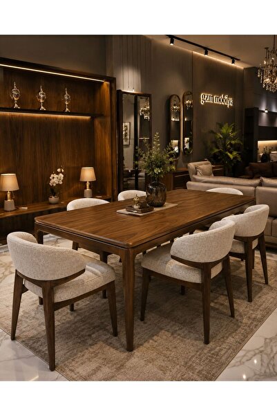 larissa design masa takımı 6 kişilik