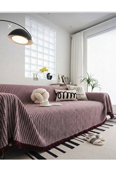 Rain Home Collection Koltuk Örtüsü Kolları Kapatan 175x300 Bordo