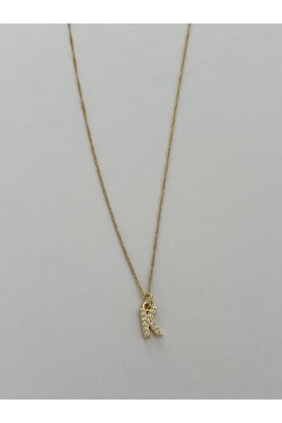 XUPING JEWELRY Vip Design Zircon Stone K Letter Xp Gold Color Necklace