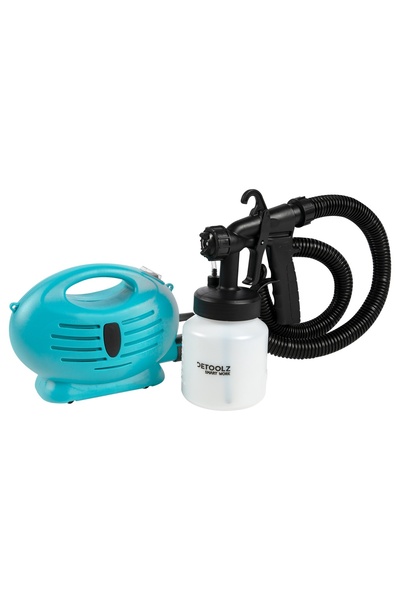 DETOOLZ 650W electric paint spray gun with compressor