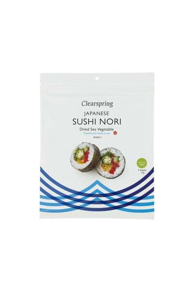 Clearspring 17g Japanese Roasted Sushi Nori Sheets