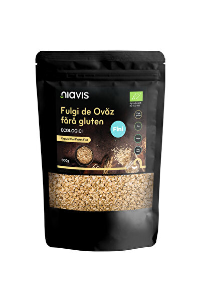 Niavis Fulgi de Ovaz Fini fara Gluten Ecologici/Bio 500g
