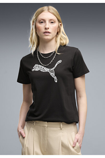 Puma GRAPHICS Lace Cat Te, PUMA Negru