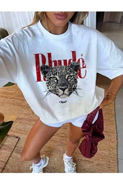 JANTIL MODA Υπερμεγέθη μπλουζάκι με σχέδιο λεοπάρ – Συνδυασμός τάσεων για την...