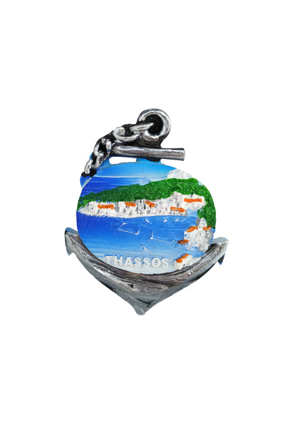 Tradesor Tουριστικό μαγνητάκι Souvenir - Σετ 12pcs - Resin Magnet - Thassos -...