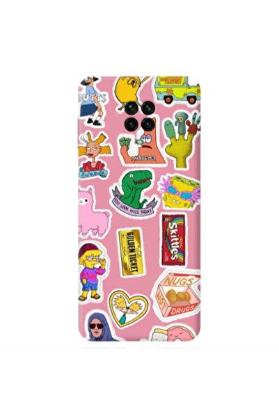 Other Xiaomi Redmi Note 9 Pro best cartoons Pink Colored Silicone TPU Θήκη