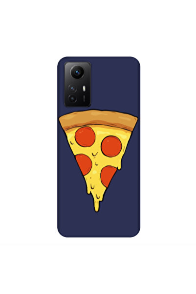 Other Xiaomi Redmi Note 12s Pizza Slice Dark blue Colored Silicone TPU Θήκη