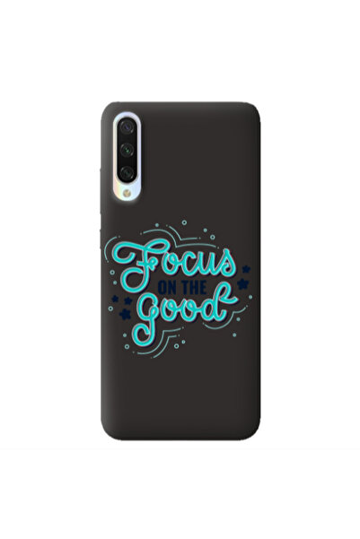 Other Xiaomi Mi 9 Lite Focus On The Good Black Colored Silicone TPU Θήκη