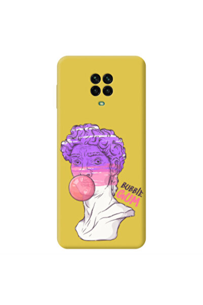 Other Xiaomi Redmi Note 9 Pro Pin Bubble Yellow Colored Silicone TPU Θήκη