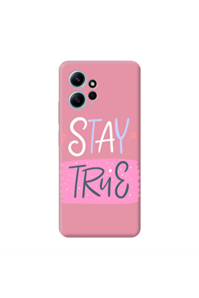 Other Xiaomi Redmi Note 12 4G Stay True Pink Colored Silicone TPU Θήκη