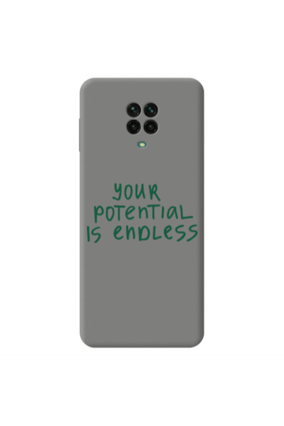 Other Xiaomi Redmi Note 9 Pro Your potential is endless Grey Colored Silicone...