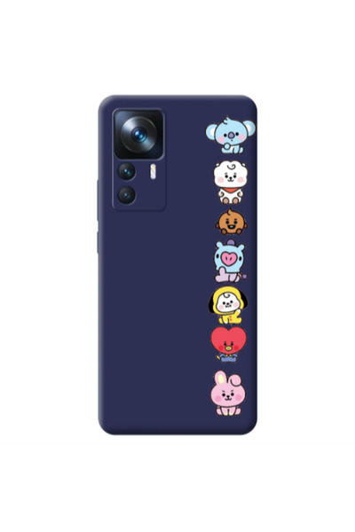 Other Xiaomi Mi 12T Lovely animals Dark blue Colored Silicone TPU Θήκη