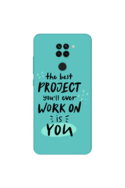 Other Xiaomi Redmi Note 9 The Best Project Turquoise Colored Silicone TPU Θήκη