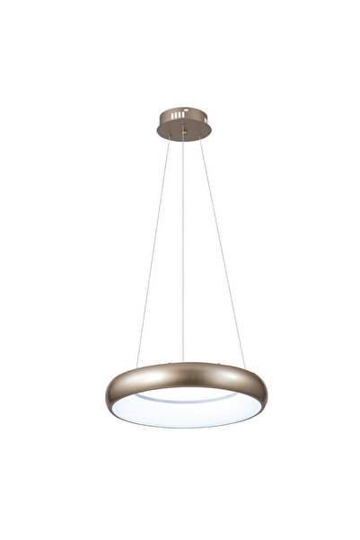 InLight Κρεμαστό φωτιστικό LED 110W 3CCT από χρυσό και λευκό ακρυλικό Διάμετρ...