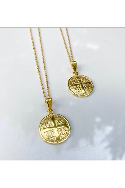 Handmade Κολιέ Ασημένιο 925 με Σταυρό-Φυλαχτό Κωνσταντίνου